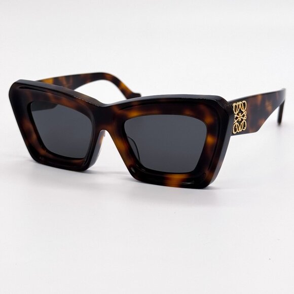 NEW LW40145F 52A, LOEWE CAT EYE HAVANA BROWN SUNGLASSES LOEWE main image 11